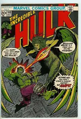 Buy Incredible Hulk #168 6.5 // 1st Appearance Of The Harpy Marvel Comics 1973 • 57.85£
