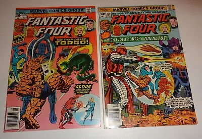 Buy Fantastic Four #174,175 John Buscema Galactus High Evolutionary 9.0 White 1976 • 24.75£