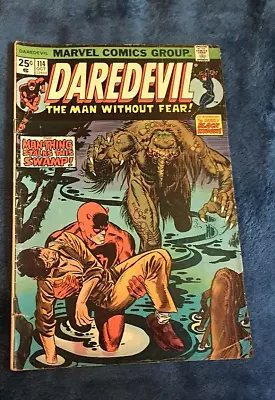 Buy Free P & P; Daredevil #114, Oct 1974; Co-Starring Man-Thing! (KG) • 5.99£