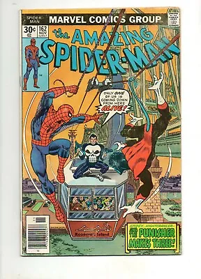 Buy Amazing Spider-Man #162 1ST JIGSAW! 4TH PUNISHER! NIGHTCRAWLER APP! VG 4.0 1976 • 26.87£