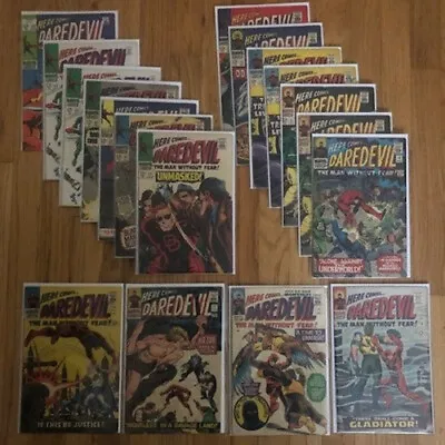 Buy Silver Age Daredevil Lot Of 18, Marvel 1965-69 #11-53, Most Very Good-Fine Cond. • 229.55£