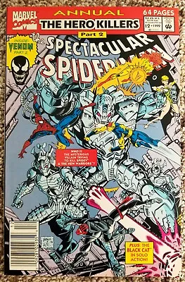 Buy Spectacular Spider-Man Annual #12 1st Solo Venom Series Marvel 1992 VF Newsstand • 6.31£