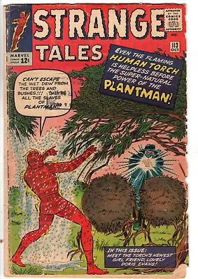 Buy Strange Tales #113 (1963) - Grade 2.5 - Human Torch Battles Plantman! • 31.66£