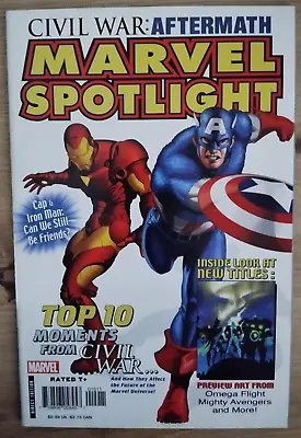 Buy Marvel Spotlight: Civil War - Aftermath #1 (2007) / US Comic / Bagged & Boarded • 2.39£