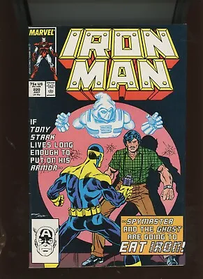 Buy (1987) Iron Man #220: COPPER AGE! KEY ISSUE! THE DEATH OF SPYMASTER! (6.0/6.5) • 3£