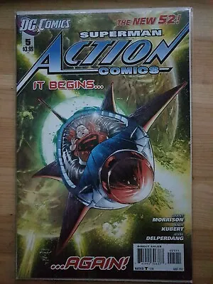 Buy Superman, Action Comics, Issue Number 5, The New 52!, DC Comics, Grant Morrison • 2.99£