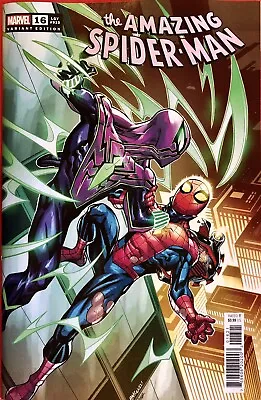 Buy Amazing Spider-Man #16 Dark Web Chasm McGuiness Variant Cover Marvel (2023) • 5.25£
