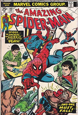 Buy Amazing Spider-Man 140 VG Grizzly Origin Revealed 1975, No Stamp • 6.87£
