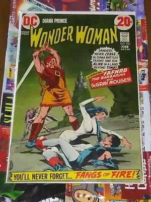 Buy WONDER WOMAN # 202 (DC 1972) 1ST APP FAFHRD & GRAY MOUSER DIANA PRINCE 20c Cover • 30.80£