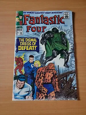 Buy Fantastic Four #58 ~ GOOD - VERY GOOD VG ~ 1967 Marvel Comics • 31.97£