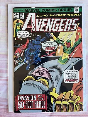 Buy The Avengers #140 (1975) Fine Marvel Comics Vision Yellow Jacket Beast • 6.32£