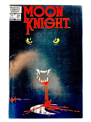 Buy Marvel Moon Knight (1983) #29 Bill Sienkiewicz Cover VF/NM • 22.38£