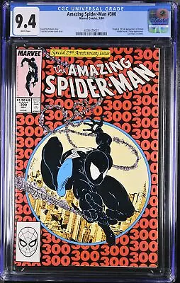 Buy Amazing Spider-Man #300 CGC NM 9.4 White Pages 1st Full Appearance Venom! • 607.66£