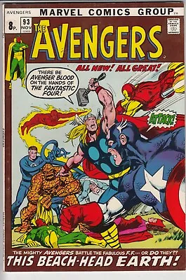 Buy Avengers 93 - 1971 - Adams - Kree-Skrull War - Very Fine + • 139.99£