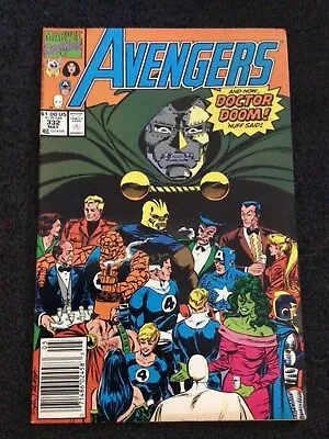 Buy Avengers #332 Comic | Copper Age VF DOCTOR DOOM COVER • 3.43£