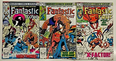 Buy Marvel Comic Bronze Age Key 3 Issue Lot Fantastic Four 248 249 250 FN+ • 0.99£