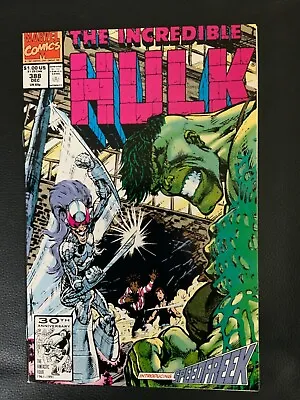 Buy THE INCREDIBLE HULK #388 NM Marvel Comics 1991 Key 1st Appearance Of Speedfreek • 7.88£
