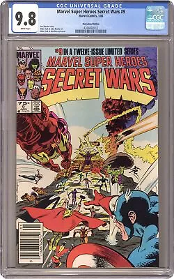 Buy Marvel Super Heroes Secret Wars #9N CGC 9.8 Newsstand 1985 4264042012 • 155.35£