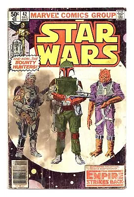 Buy Star Wars #42N Newsstand Variant FR 1.0 1980 1st Comic App. Boba Fett • 74.32£