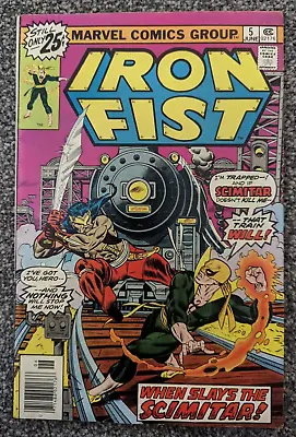 Buy Iron Fist 5. Marvel 1976. 1st Appearance Of Scimitar • 2.49£