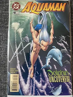 Buy AQUAMAN # 18 (DC Comics, ORIGIN OF DOLPHIN, High Grade, MAR 1996) • 4.20£