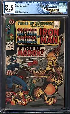 Buy Marvel Tales Of Suspense 94 10/67 FANTAST CGC 8.5 White Pages • 448.53£