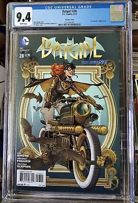 Buy Batgirl #28B 1:25 Steampunk Variant CGC 9.4 2014 Rare HTF • 395.30£