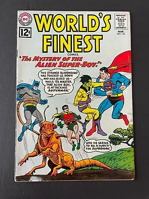 Buy World's Finest #124 - The Mystery Of The Alien Super-Boy (DC, 1962) Fine+ • 21.29£