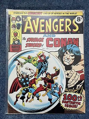 Buy Marvel UK, Avengers # 100 The Savage Sword Of Conan • 4.99£