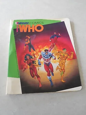 Buy Impact Comics Who's Who Empty Binder Only, 1991, No Contents, Good Condition! • 14.40£