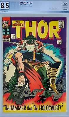 Buy Thor # 127 1966 PGX 8.5 VF+ Kirby / Colletta Art / Odin / Pluto / Hercules • 482.10£