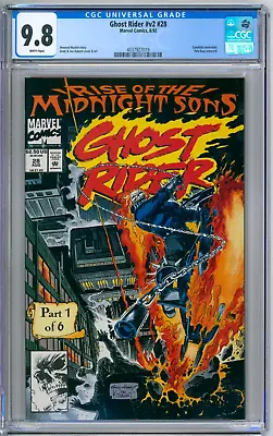 Buy Ghost Rider 28 CGC Graded 9.8 NM/MT Marvel Comics 1992       C • 80.04£
