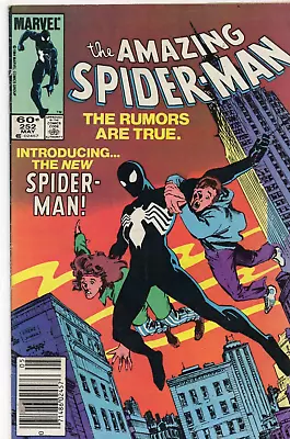 Buy The Amazing Spider-man #252 1985 1st Black Suit Newsstand! • 131.92£