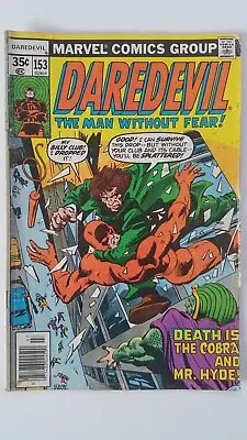 Buy Daredevil #153 Marvel Comics From 1978 VF Cobra & Mr. Hyde • 7.91£