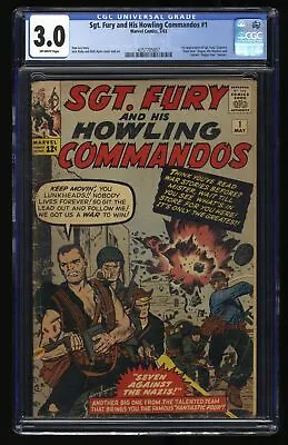 Buy Sgt. Fury And His Howling Commandos (1963) #1 CGC GD/VG 3.0 1st Appearance! • 654.81£