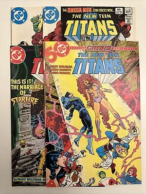 Buy DC Comics -  4 X New Teen Titans #14 #17 #24 #30 • 2.99£