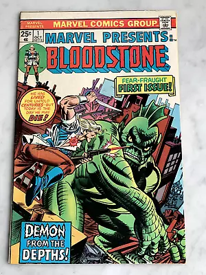 Buy Marvel Presents #1 KEY 1st Ulysses Bloodstone - Nice Mid-Grade! (1975) • 15.35£
