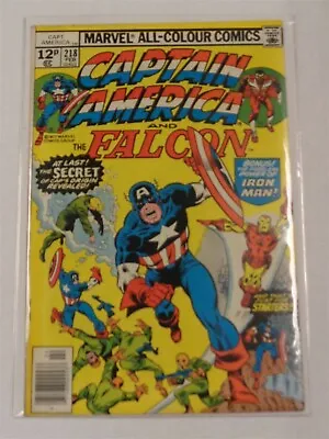 Buy Captain America #218 Vf (8.0) Marvel Comics Ironman February 1977 • 7.99£