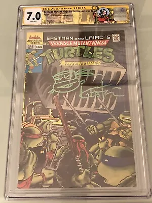 Buy Issue 2_Teenage Mutant Ninja Turtles,  CGC 7.0, Signed/Sketched Eastman 5/89 • 300£