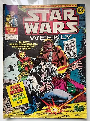 Buy Star Wars Weekly 14 Vintage Marvel Comics UK. • 2.95£