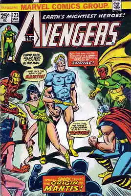 Buy Avengers, The #123 (with Marvel Value Stamp) VG; Marvel | Low Grade - Origin Of • 9.49£