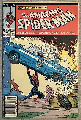 Buy Amazing Spider-Man #306 Newsstand Variant McFarlane Action Comics 1 Homage F/VF • 19.95£