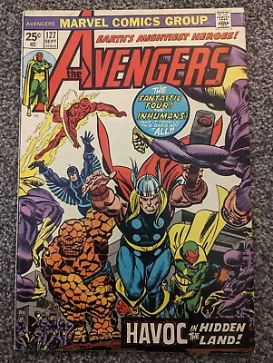 Buy The Avengers 127 Marvel 1974. The Inhumans, Fantastic Four • 17.48£