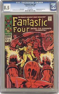 Buy Fantastic Four #81 CGC 8.5 1968 1107084005 • 123.93£