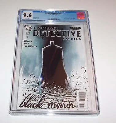 Buy Detective Comics #871 - DC 2011 Modern Age Issue - CGC NM+ 9.6 • 76.06£