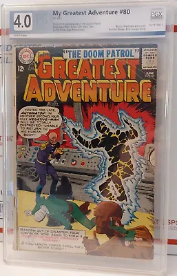 Buy My Greatest Adventure #80 - 1st App Of Doom Patrol - Grade 4.0 - 1963 • 301.57£