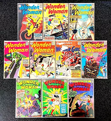 Buy WONDER WOMAN #132-167 (1962-1967) 10 DC Comics 133,140,148,150,152,154,163,165, • 84.99£