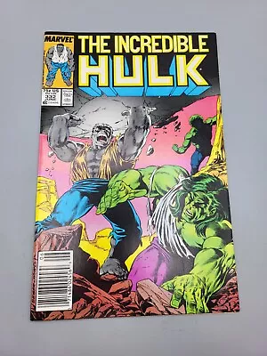 Buy The Incredible Hulk Vol 1 #332 June 1987 Dance With The Devil Marvel Comic Book • 11.85£