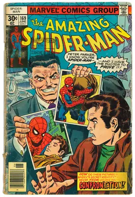 Buy Amazing Spider-Man No. 169 June 1977 Marvel Comics • 6.60£