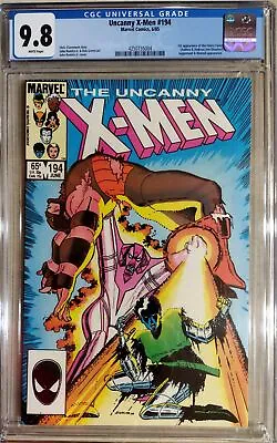 Buy The Uncanny X-Men 194 CGC 9.8 1st Appearance Fenris Twins 1985 Juggernaut Nimrod • 95.93£